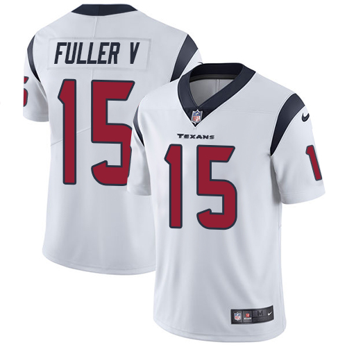 Men Houston Texans #15 Fuller V white Nike Vapor Untouchable Limited NFL Jersey